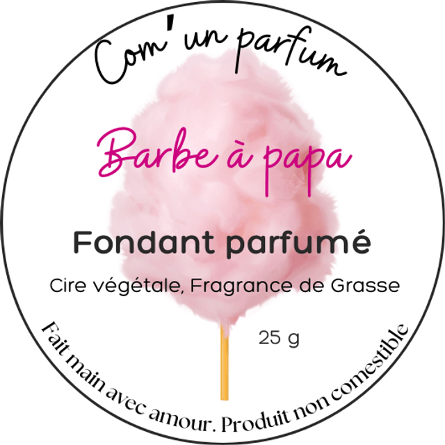 Fondant parfumé Barbe à papa