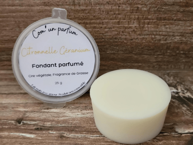 Fondant parfumé Citronnelle Géranium 