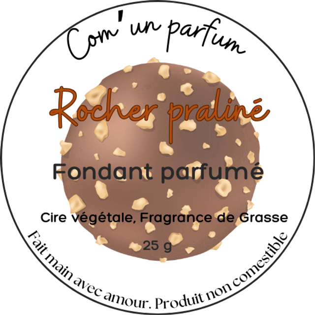 Fondant parfumé Rocher Praliné
