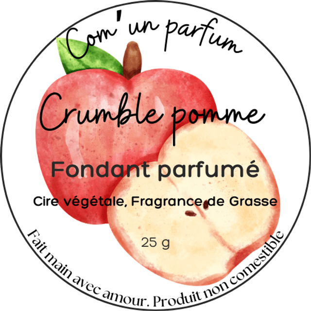 Fondant parfumé Crumble pomme