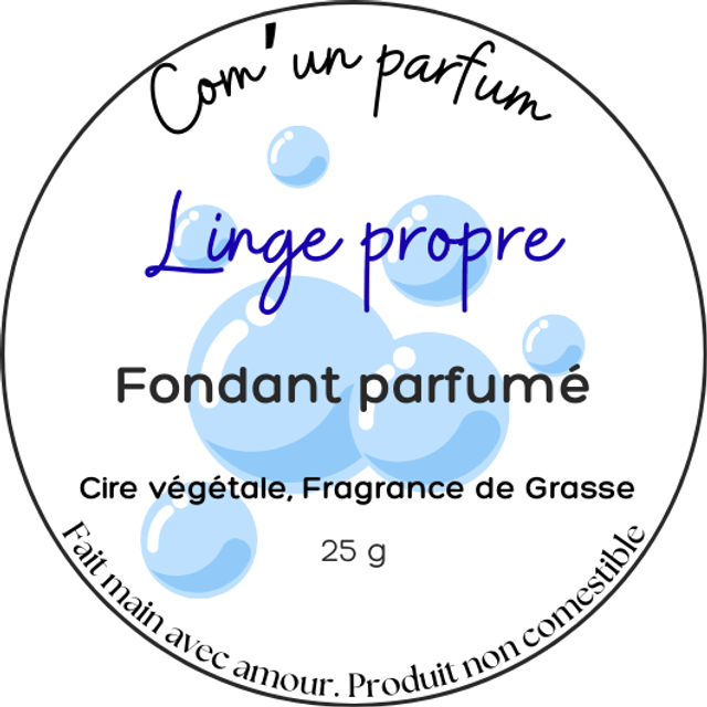 Fondant parfumé Linge propre 