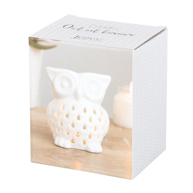 Brûle-parfum " Hibou Blanc " 