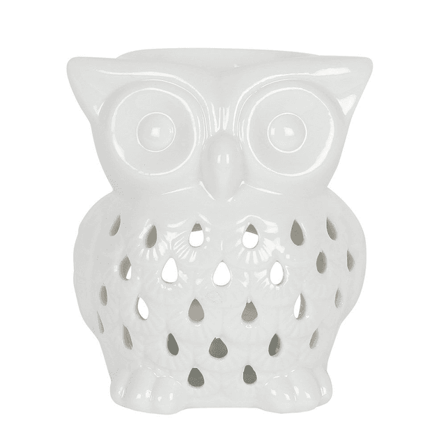 Brûle-parfum &quot; Hibou Blanc &quot; 