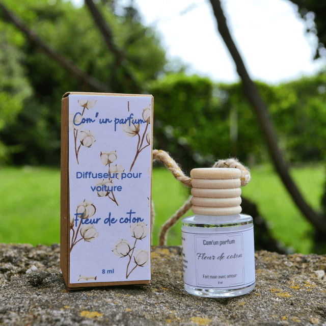 Diffuseur pour voiture Fleur de coton 8ml
